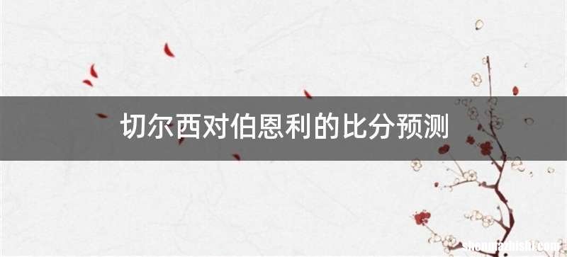 切尔西对伯恩利的比分预测