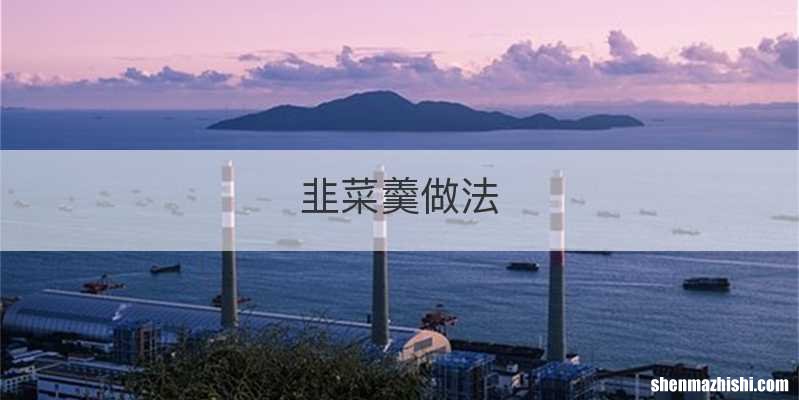韭菜羹做法