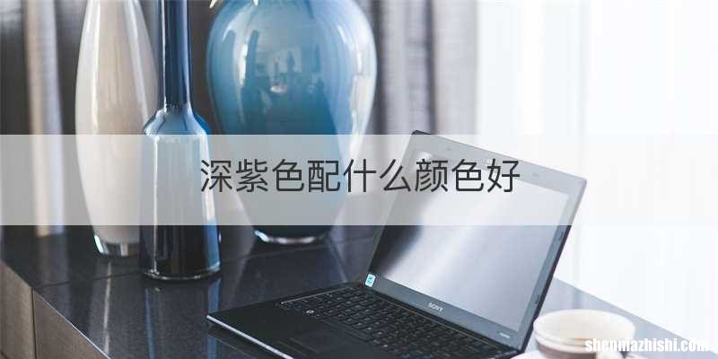 深紫色配什么颜色好