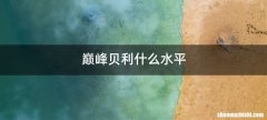 巅峰贝利什么水平