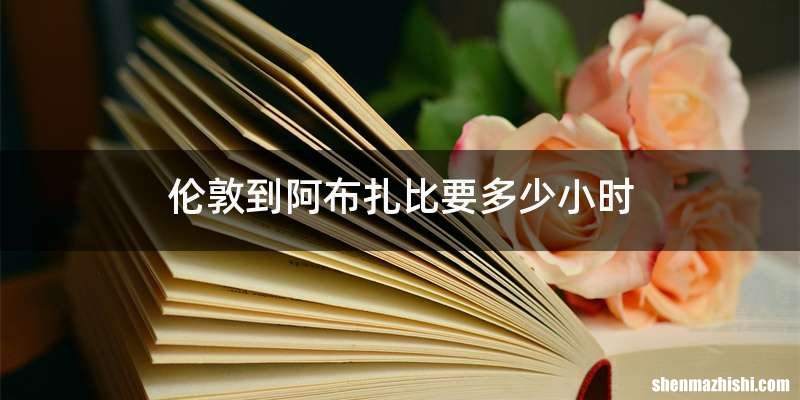 伦敦到阿布扎比要多少小时