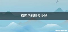 梅西的球鞋多少钱