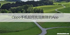 Oppo手机如何找回删除的App