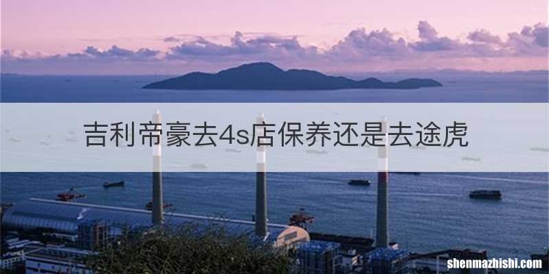 吉利帝豪去4s店保养还是去途虎