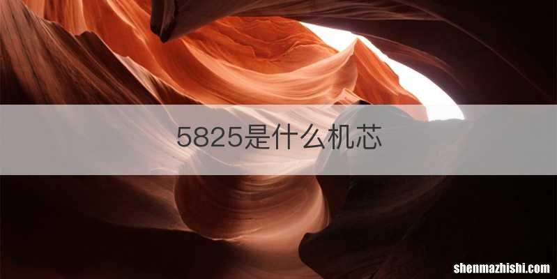 5825是什么机芯