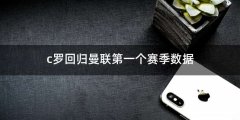 c罗回归曼联第一个赛季数据