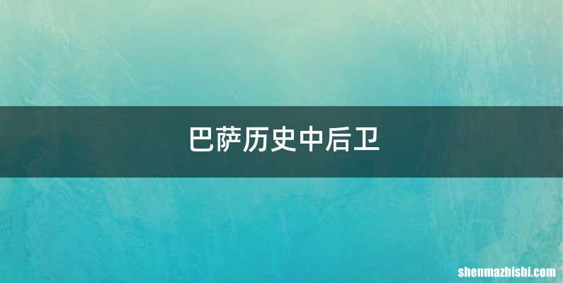 巴萨历史中后卫
