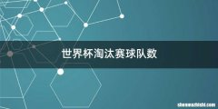 世界杯淘汰赛球队数