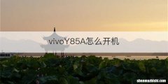 vivoY85A怎么开机