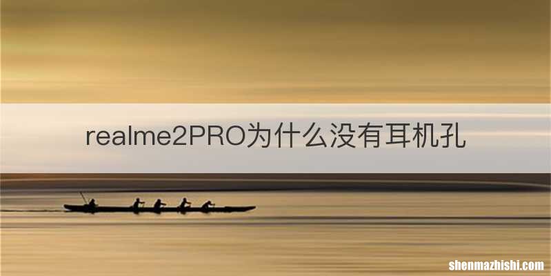 realme2PRO为什么没有耳机孔
