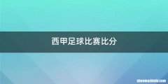 西甲足球比赛比分