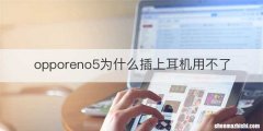 opporeno5为什么插上耳机用不了