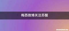 梅西微博关注苏醒