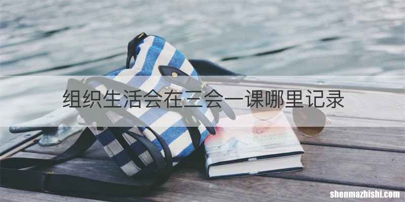 组织生活会在三会一课哪里记录