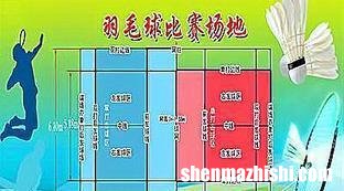 羽毛球场地高度多少