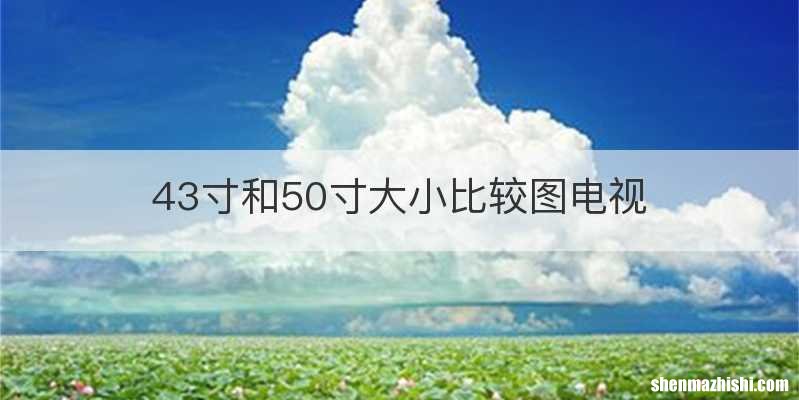 43寸和50寸大小比较图电视