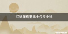 红球随机蓝球全包多少钱