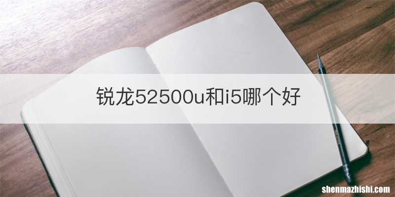 锐龙52500u和i5哪个好
