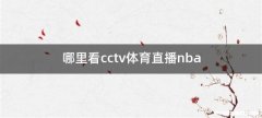 哪里看cctv体育直播nba