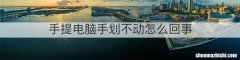 手提电脑手划不动怎么回事