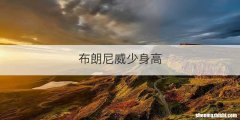 布朗尼威少身高