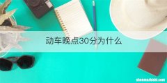 动车晚点30分为什么