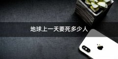 地球上一天要死多少人