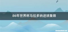 86年世界杯马拉多纳进球集锦