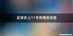 足球史上11号有哪些球星