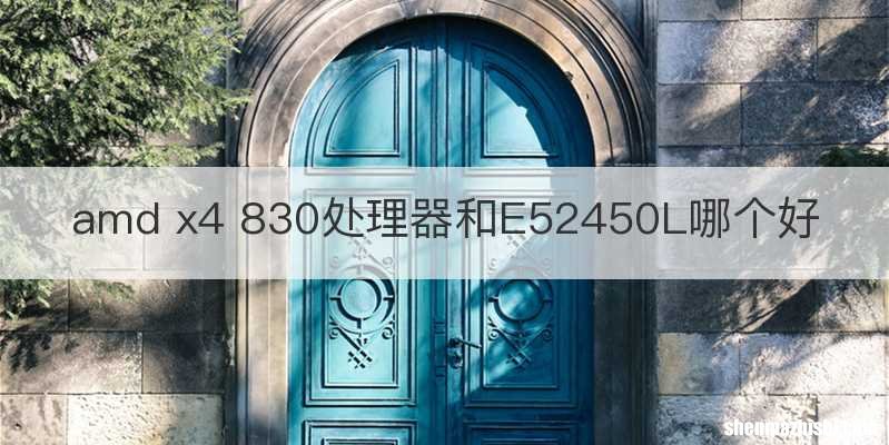 amd x4 830处理器和E52450L哪个好