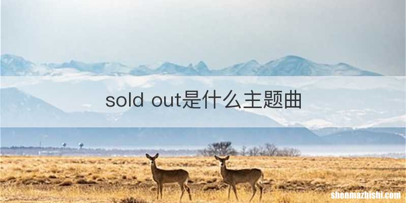 sold out是什么主题曲