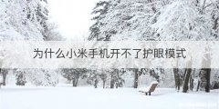 为什么小米手机开不了护眼模式