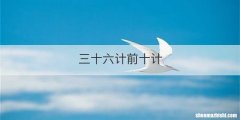 三十六计前十计