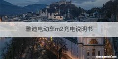 雅迪电动车m2充电说明书