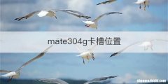 mate304g卡槽位置