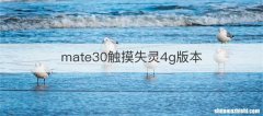 mate30触摸失灵4g版本