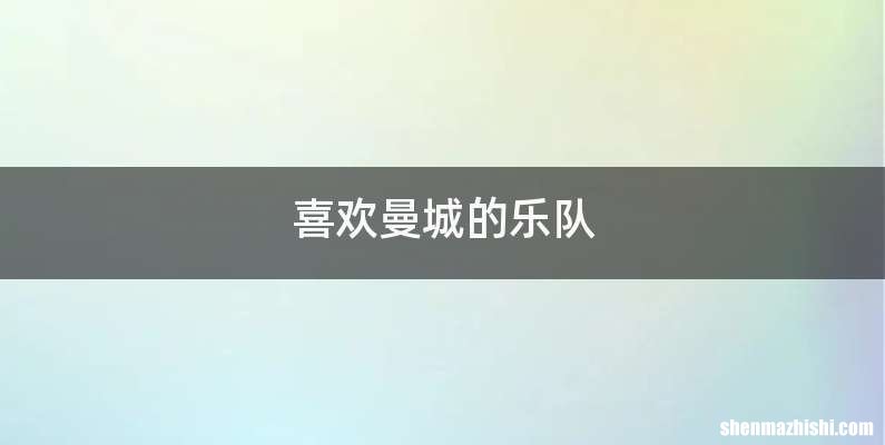 喜欢曼城的乐队