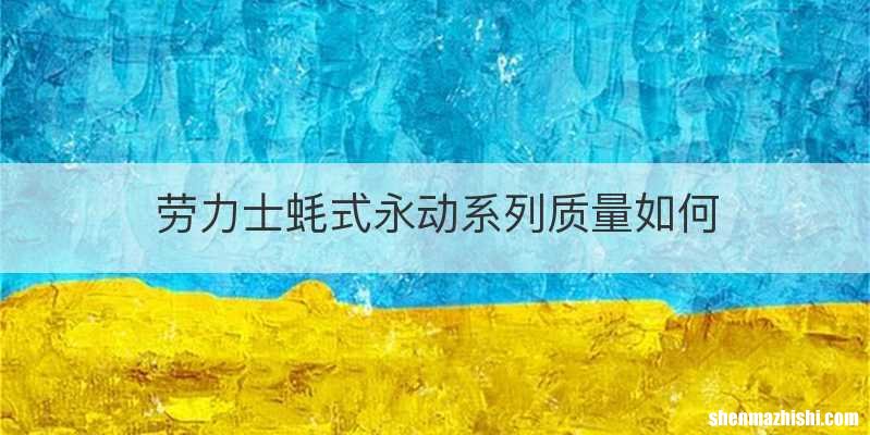 劳力士蚝式永动系列质量如何