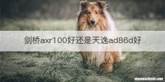 剑桥axr100好还是天逸ad86d好