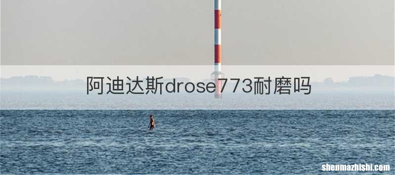 阿迪达斯drose773耐磨吗