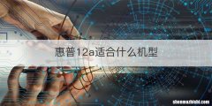 惠普12a适合什么机型