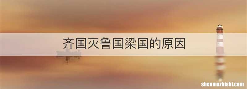 齐国灭鲁国梁国的原因