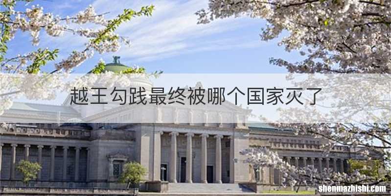 越王勾践最终被哪个国家灭了