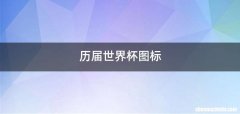 历届世界杯图标