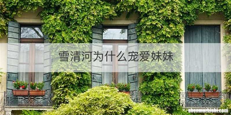 雪清河为什么宠爱妹妹