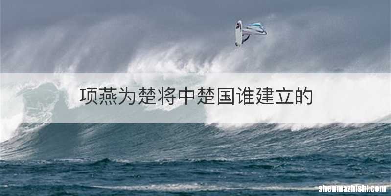 项燕为楚将中楚国谁建立的