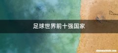 足球世界前十强国家
