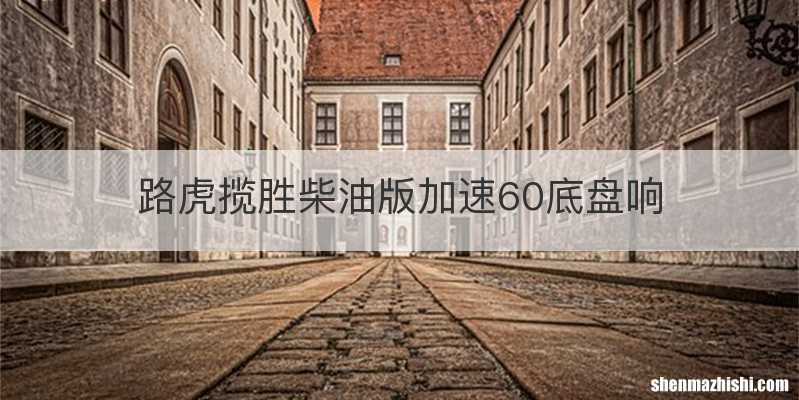 路虎揽胜柴油版加速60底盘响