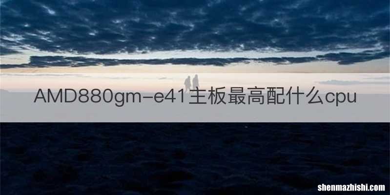 AMD880gm-e41主板最高配什么cpu