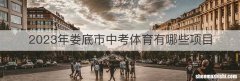 2023年娄底市中考体育有哪些项目